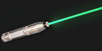500mW Green Laser - Silver Bullet Edition - 5-Modes - Sharp Diode - Pocket Sized