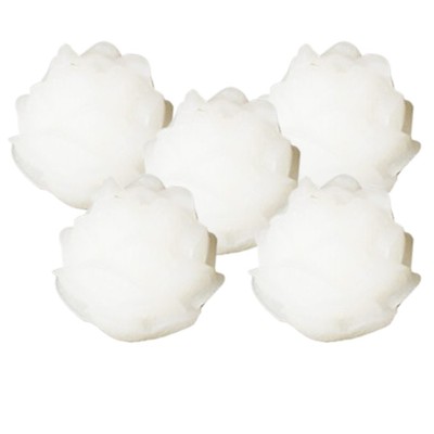 5pcs 20-22mm DIY Buddha Perlen schmücken Artikel fünfschichtige Blumenperle Weiß