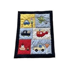 Circo Baby Boys Car Helicopter Boat Truck Comforter Patchwork Quilt Blanket Crib