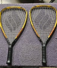 2 Ektelon Racquetball Racquet Power Fan Nitro Level 900 Long Body Used