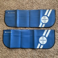 Camaro Fender Cover Protector Lot Of 2 Used Blue Anton Racing Accessories Rare