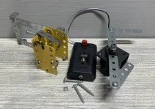 Meccano Erector Motor Gearbox Battery Pack Linkage Metal Strips Parts Lot