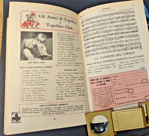 TOPOLINO LIBRETTO n. 167 anno 1957 Walt Disney originale - Foto 3 di 4