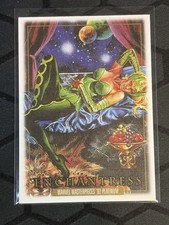 2024 SkyBox Marvel Masterpieces 92 Platinum Enchantress #21 Canvas