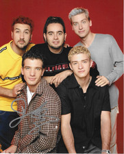 * JC CHASEZ * signed 8x10 photo * NSYNC * COA *