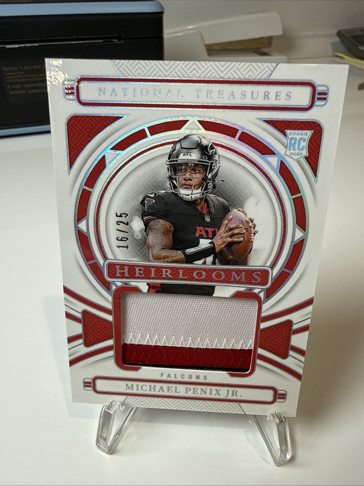 2024 National Treasures Michael Penix Jr. RC 16/25 Heirlooms Holo Silver 🔥🔥🔥