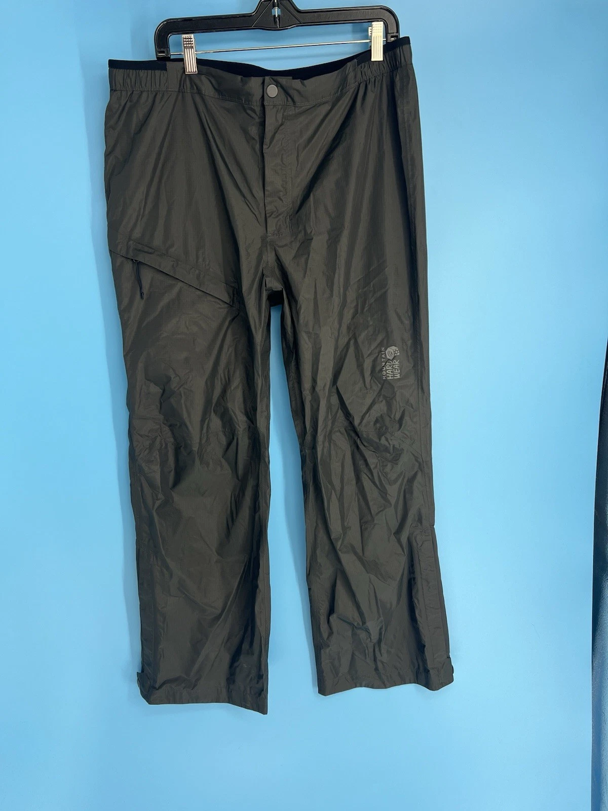 Mountain Hardwear Acadia Rain Pants Men’s XL Dark Olive Waterproof Nylon
Opens in a new window or ta