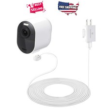 Arlo Ultra Pro 3 4 5s Outdoor Charging Cable 16ft Weatherproof Fast Charge White