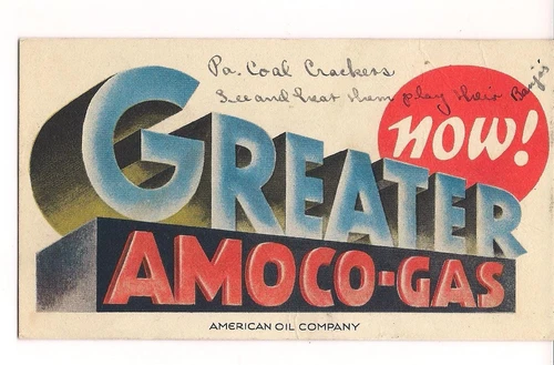 AMOCO OIL COMPANY Vintage Ink Blotter
