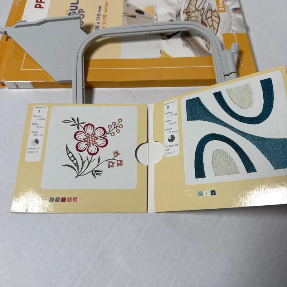 PFAFF CREATIVE Rectangular Hoop for 2100 Series machines - Image 4 of 4