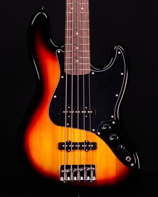 Squier Affinity Series Jazz Bass V, Laurel FB, 3-Color Sunburst