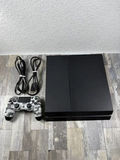 Sony Playstation 4  Black Console CUH-1215A PS4 W/ Controller Tested