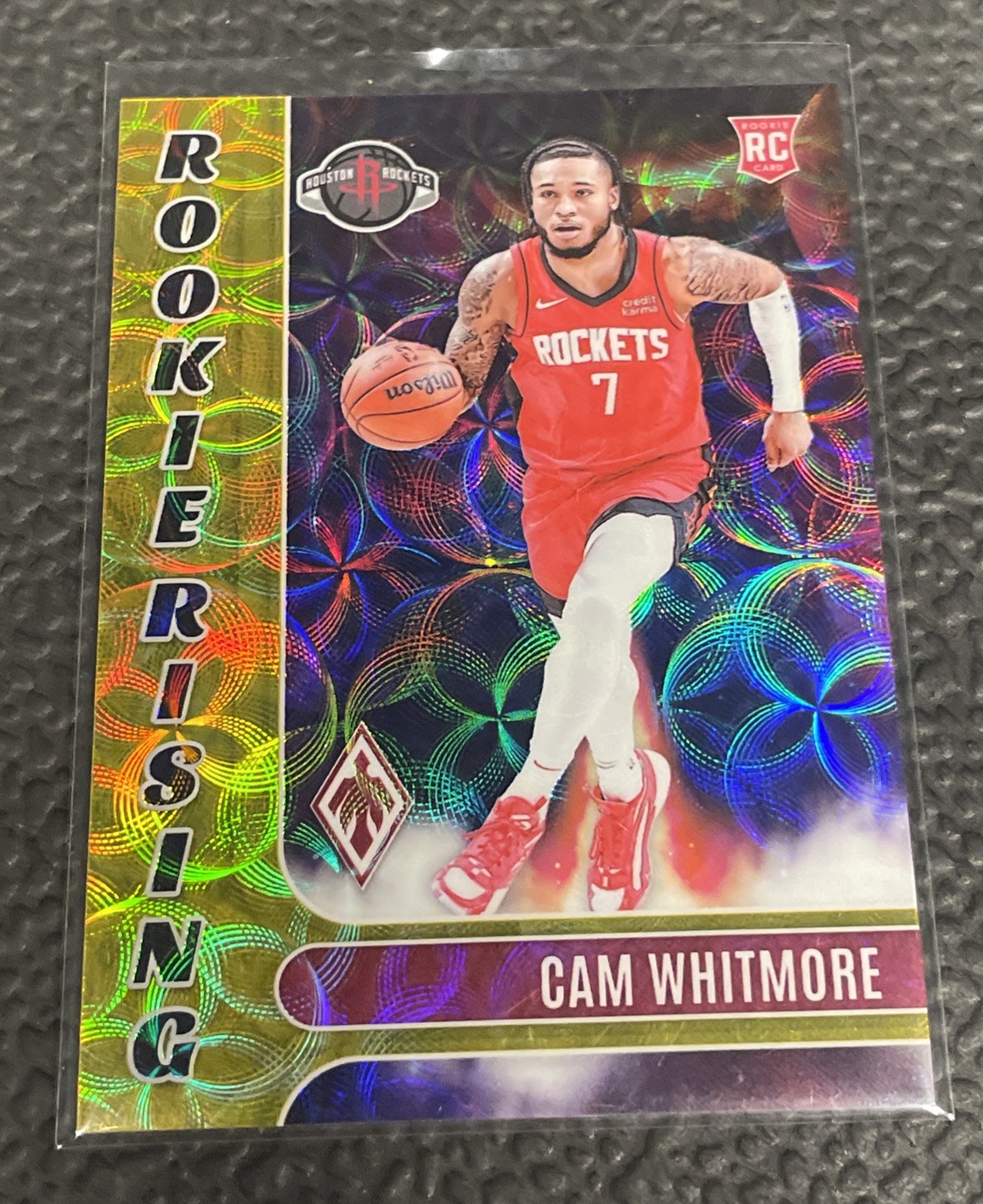 2023-24 Panini Phoenix- Cam Whitmore #23 Rookie Rising Gold Choice /10 SSP (RC)