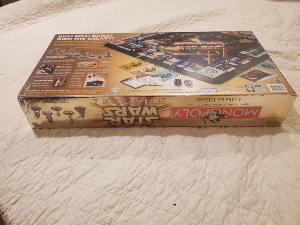Hasbro Monopoly Star Wars Episode 1 Collector's Edition 3-D Board Game-Sealed - Image 4 of 4