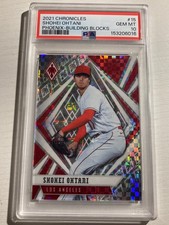 2021 Panini Chronicles Phoenix Building Blocks Shohei Ohtani Angels Gem PSA 10