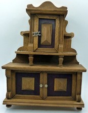 Antique German SIDEBOARD HUTCH 1:12 Dollhouse Miniature