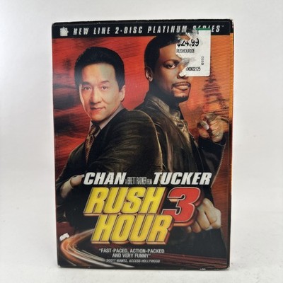 Dvd Movies Rush Hour 3 Chan/Tucker Sealed w 3D Lenticular Sleeve 90's Comedy