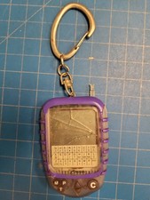 Z Touch Keychain Electronic Organizer Vintage Retro Purple For Parts Repair