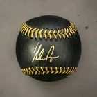 Nolan Ryan Autographed Official Black MLB Baseball - PSA/DNA