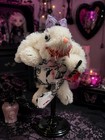 Goth horror bunny  Plush Stuffed Animal Handmade Decor creepy Halloween — photo 1