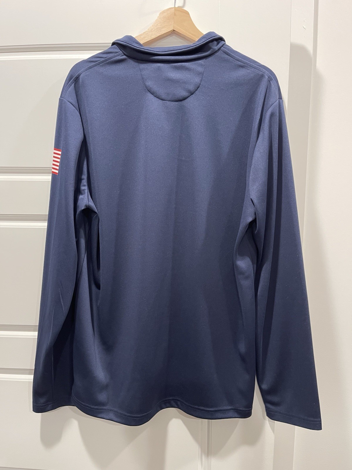 Ralph Lauren Team USA 2022 Winter Olympics - Navy 1/4 Zip Pullover - Men's Large thumbnail 2