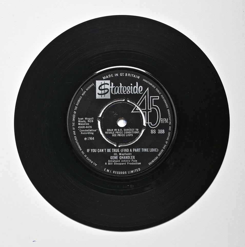 Gene Chandler - What Now. Stateside SS388. EX Condition - Image 2 of 3