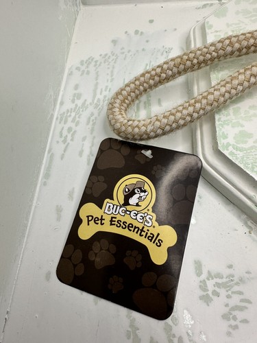 Buc-ee's Natural Tug-of-War Dog Toy Durable Rope for Interactive Play Log 🪵 - Picture 4 of 6