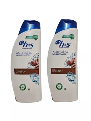 2 x Head & Shoulders Anti-Haarausfall Prävention Shampoo mit Koffein 600ml.