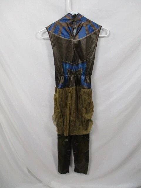 Disfraz de Pantera Negra Shuri Niñas Mediano 7/8 Mono Guantes Marrón Marvel Foto 3 de 4