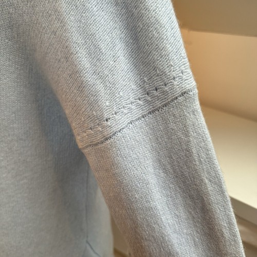 Van Kukil Jumper Size L Light Blue 100% Cashmere Relaxed Oversized Fit RRP £400 - Picture 8 of 13