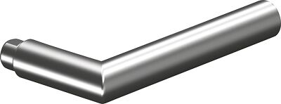 Türdrückerlochteil OGRO 8906 Alu.F1/Satino 4-KT.8mm DIN L/R OGRO