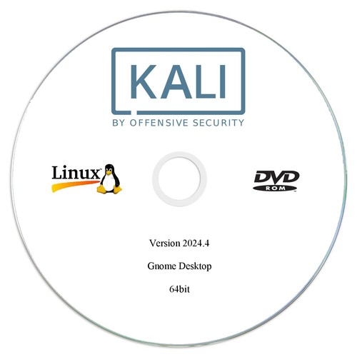 Kali Linux 2024.4 Gnome 64bit Edition Installation DVD Free UK Post - 第 1/1 張圖片