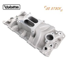 Dual Plane Aluminum Intake Manifold For Sbc Small Block Chevy 305 327 350 383