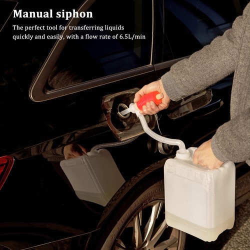 Siphon Hand Pump Portable Manual Car Fuel Transfer Pump for Gas Gasoline Petrol - Picture 3 of 6