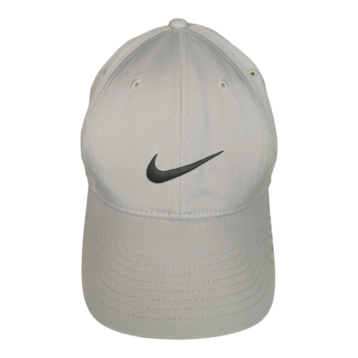 Nike Dri-Fit Hat Cap Legacy91 Light Gray Golf Tech
