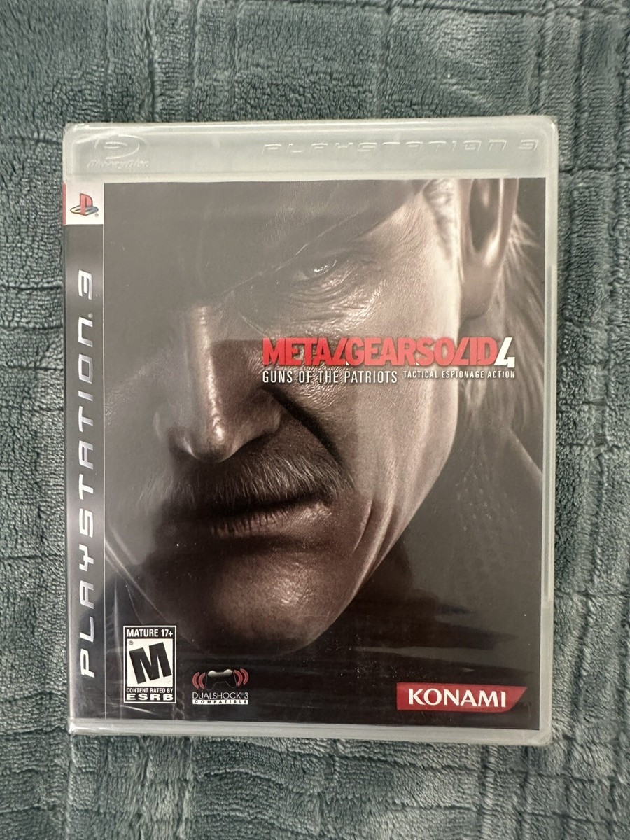 Metal Gear Solid 4: Guns of the Patriots GH & Rising: Revengeance PS3 New Bundle