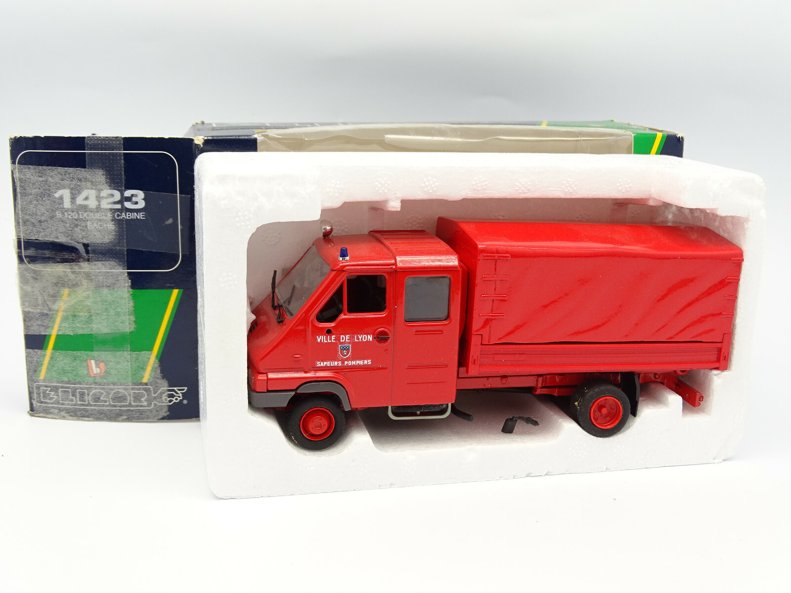 Miniature Eligor 1/43 Renault Master VSAV Pompiers 2006 - Sans Boîte