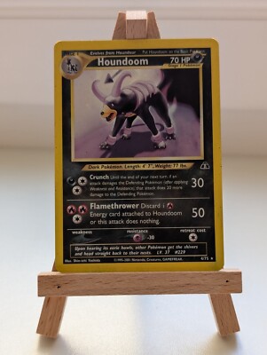Houndoom 23/75 Neo Discovery-Unlimited Edition Holo Pokemon-Card