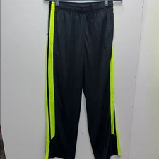Nike Black Pants with Neon Yellow Accents. ZS XL