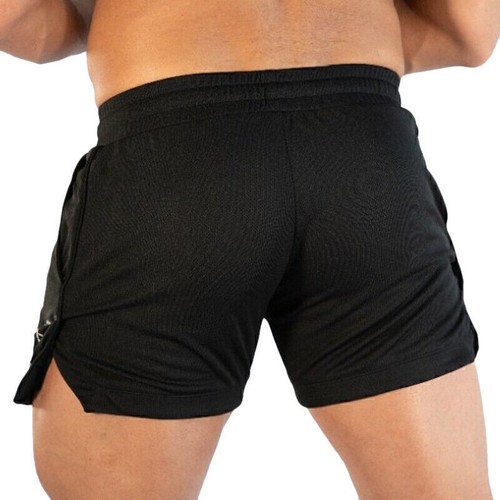 Mens Gym Training Workout Bodybuilding Running Shorts Fitness Sports Short Pants - Picture 5 of 17