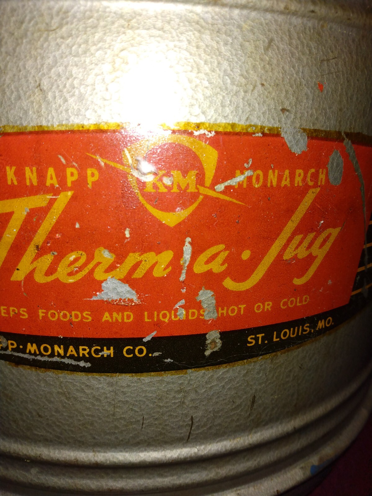 vtg-40s-50s-knapp-monarch-therm-a-jug-picnic-water-jug-ebay