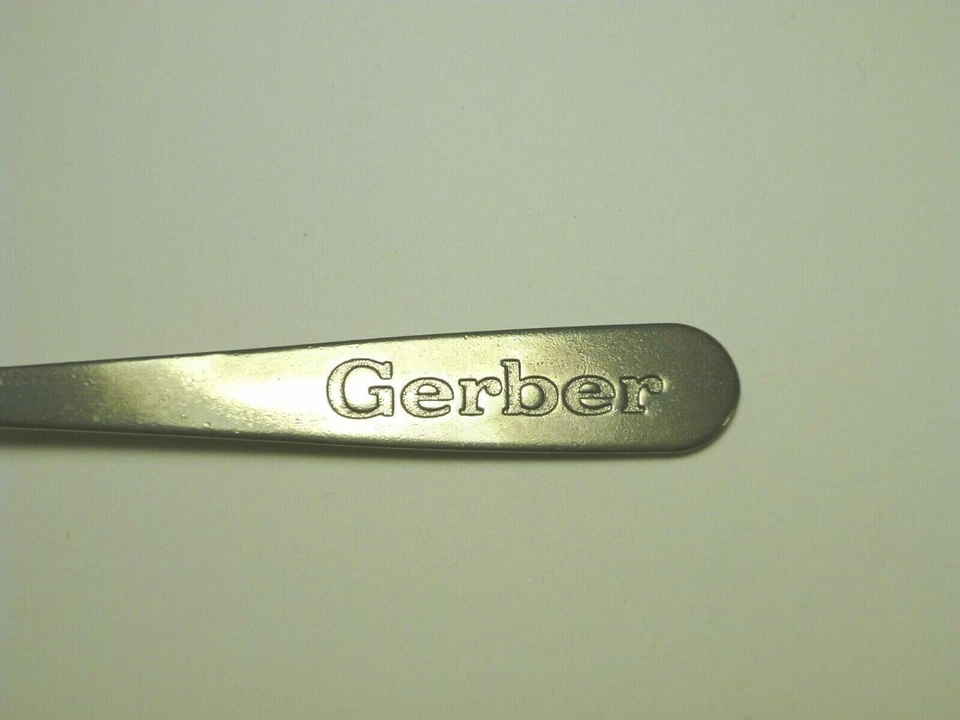 GERBER лот из 12 детских ложек мягкий наконечник укус сделано в США из нержавеющей стали синий младенца новый - Изображение 4 из 4