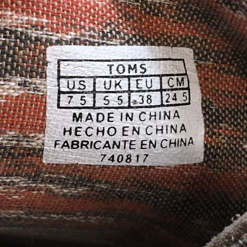 Toms Desert Boots Womens 7.5 Ankle Bootie Wedge 740817 Brown Leather Lace Up - Picture 10 of 10