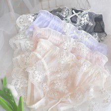 Japanese Sweet Girls Lace Panties Briefs Knickers Cute School Bowknot Underwear