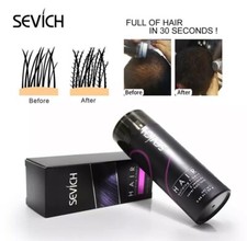Hair Building Fiber Powder Quality Treatment Keratin Gray Grey Sevich .88oz
