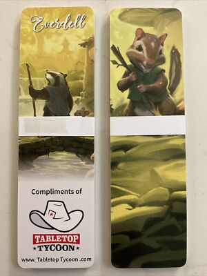 Everdell Board Game Set of 12 bookmarks essen spiel 2022 all different artwork