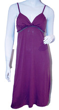 CLAUDEL Camisole SLEEPWEAR Dress GRAPE Purple  M 