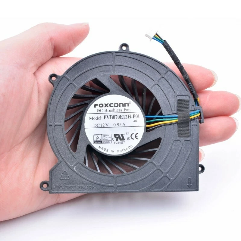 1PC  Cooling Fan 12V 0.95A 4-Pin For   M93 host bui Fan  PVB070E12H-P01 - Image 2 of 3