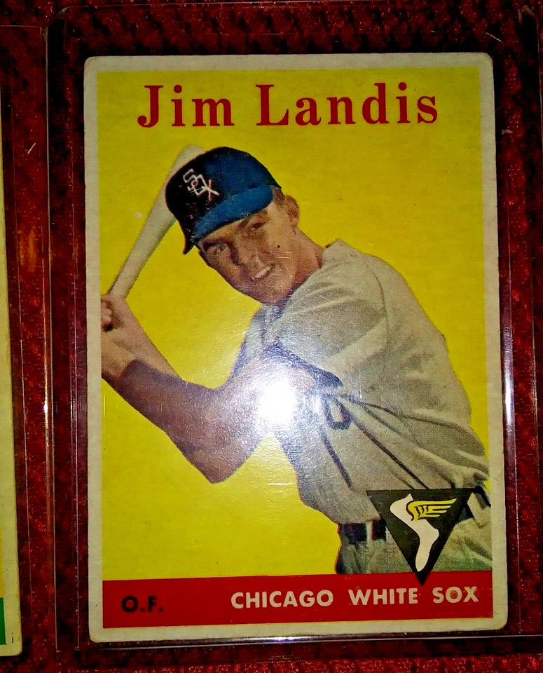 DE COLECCIÓN 1958 TOPPS MLB: ERNIE BANKS HOF JIM LANDIS DON ZIMMER VAR. SP LOTE DE 3 Foto 4 de 4