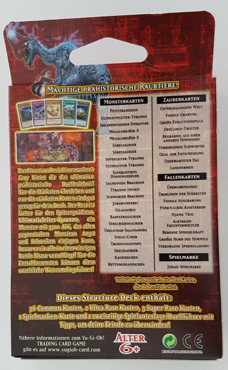 Thumbnail - Yu-gi-oh Structure Deck Dinosmasher´s Fury Deutsch Ovp Sealed
